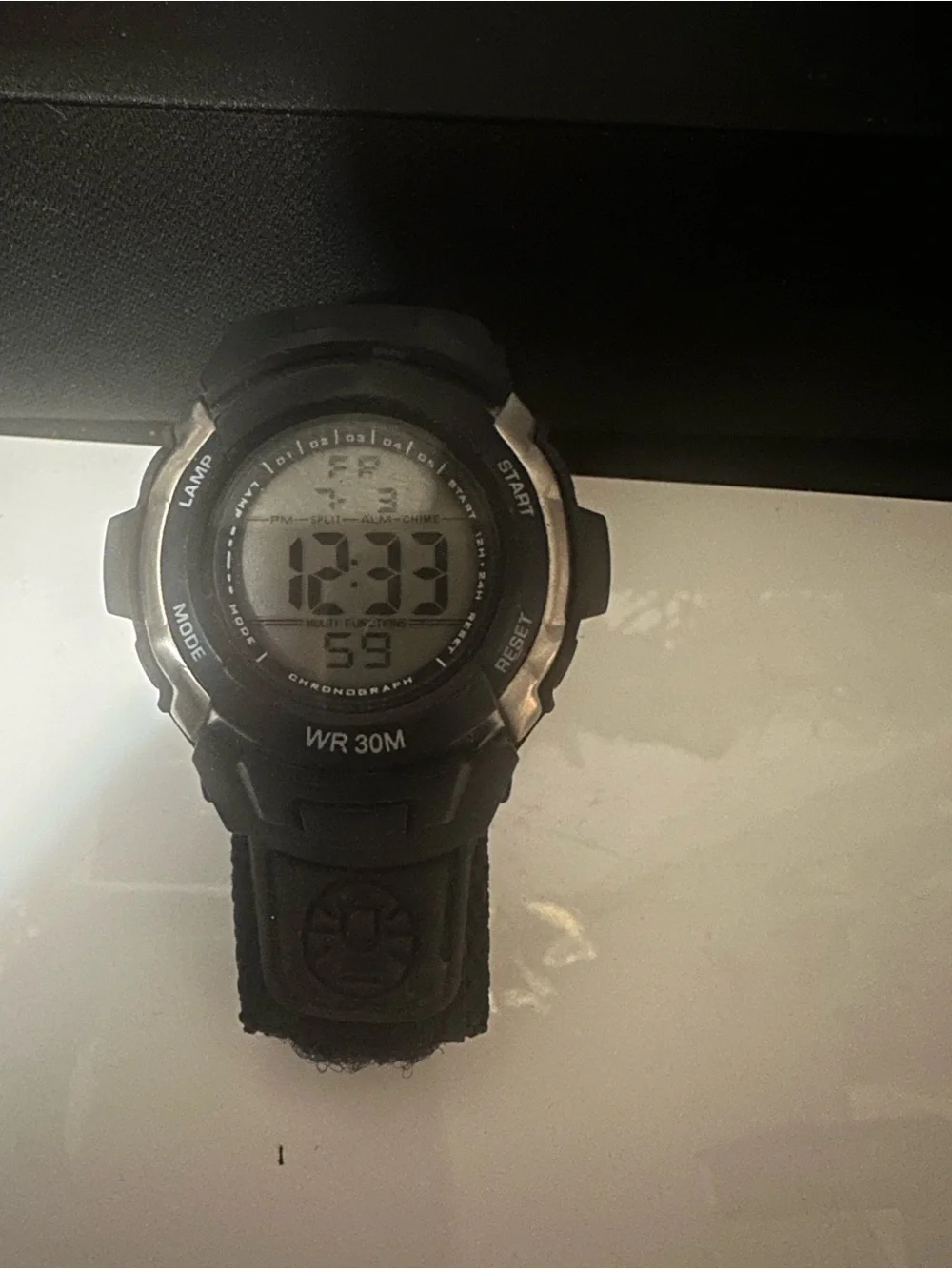 Coleman Black Digital Chronograph Watch